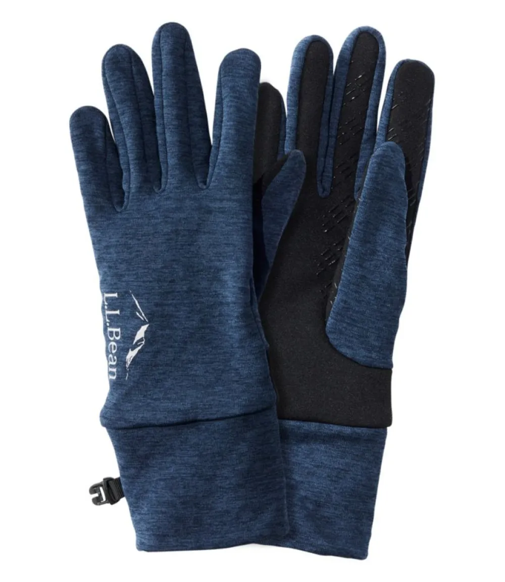 "Adults' Adventure Grid Fleece Liner Gloves"-L.L.Bean Outlet