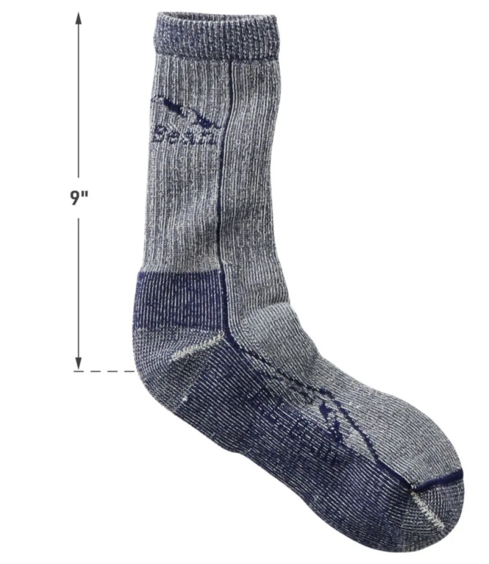 "Adults' Cresta Wool Midweight Hiking Socks, Crew"-L.L.Bean Discount