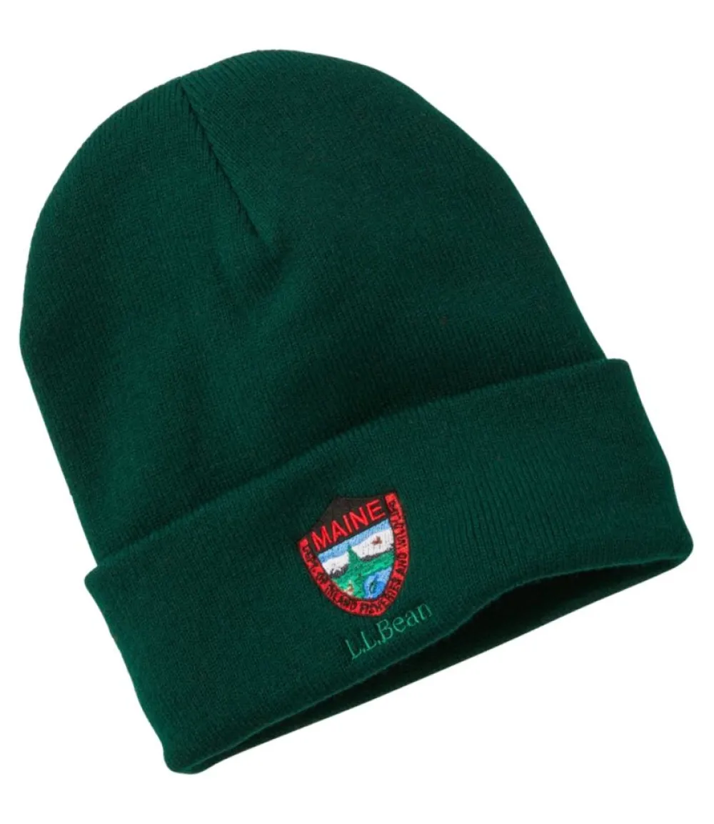 "Adults' Maine Inland Fisheries and Wildlife Beanie"-L.L.Bean Clearance