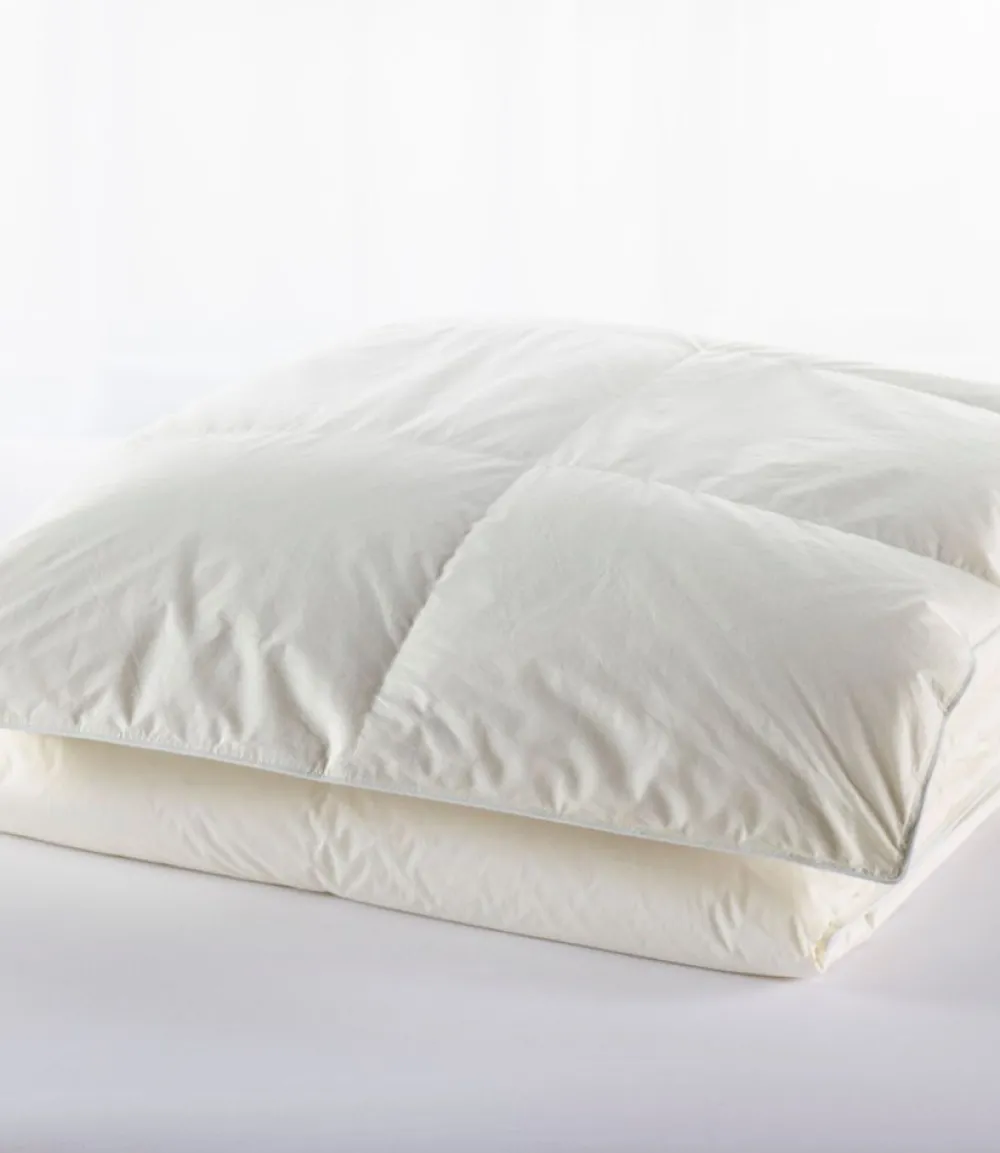 "Baffle Box Stitch Goose Down Comforter, Warm"-L.L.Bean Hot