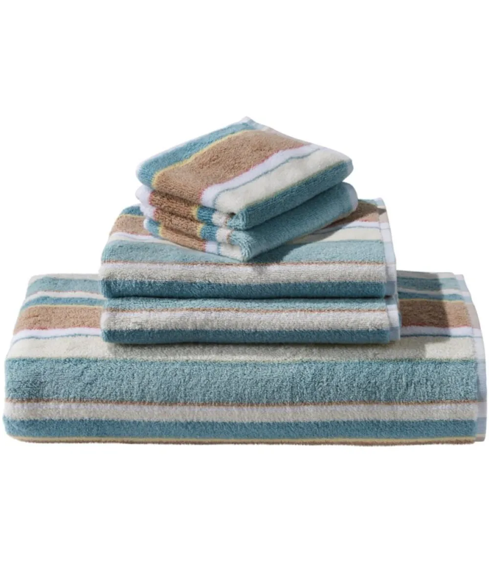 "Bean's Organic Cotton Towel, Stripe"-L.L.Bean New