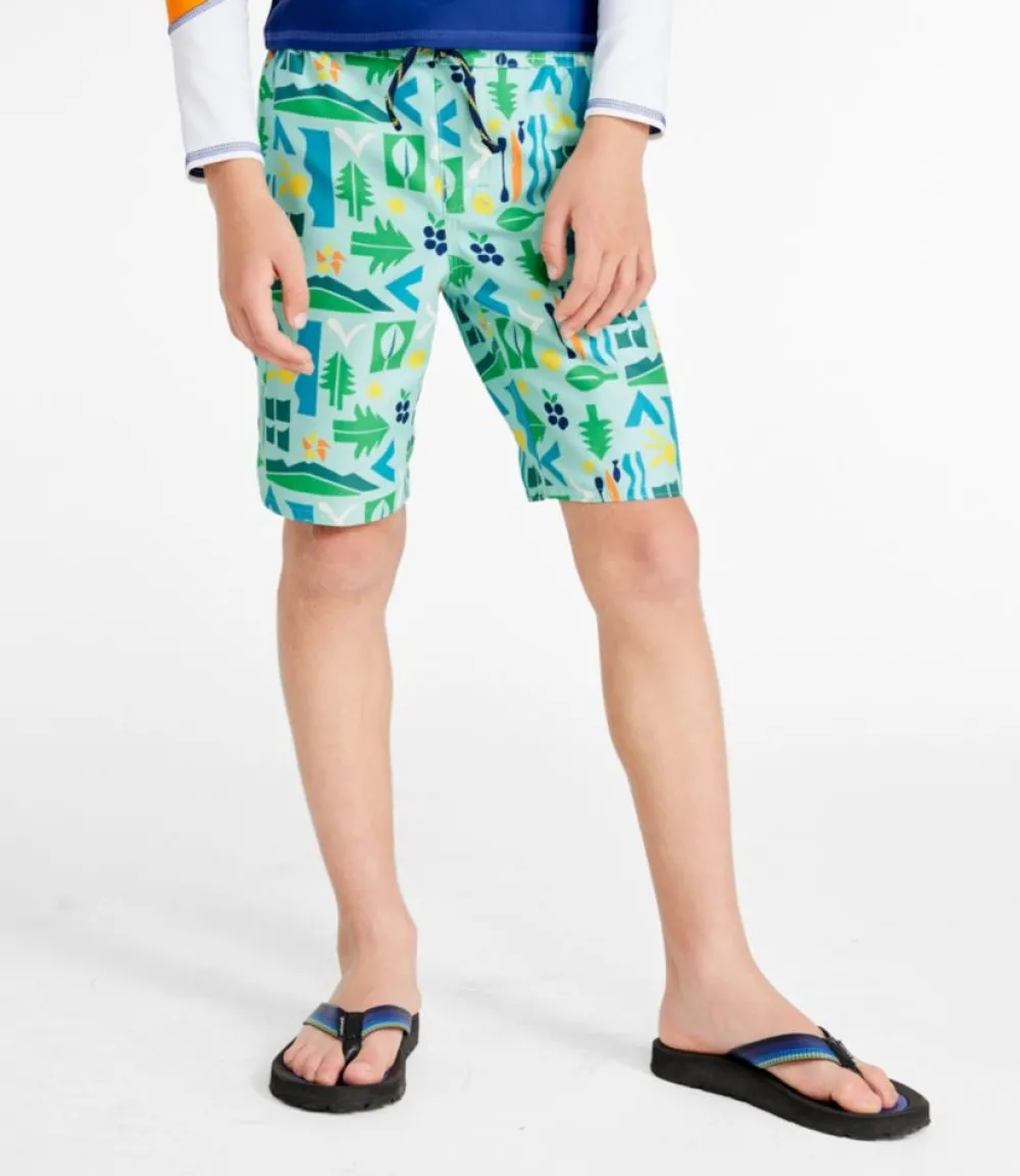 "Boys' BeanSport Swim Shorts, Print"-L.L.Bean Hot