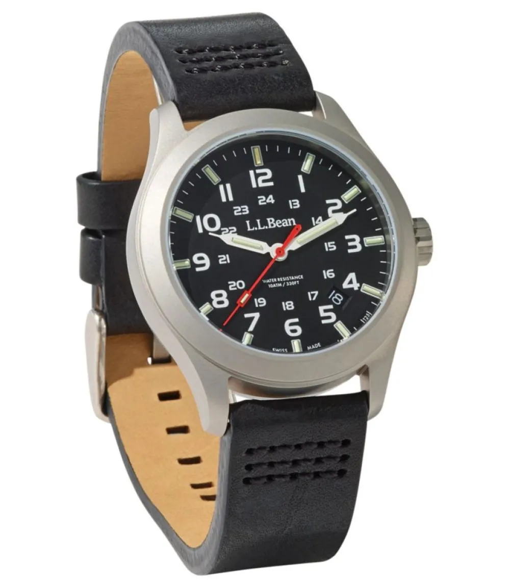 "Casco Bay Self-Illuminating Field Watch. 40mm"-L.L.Bean Discount