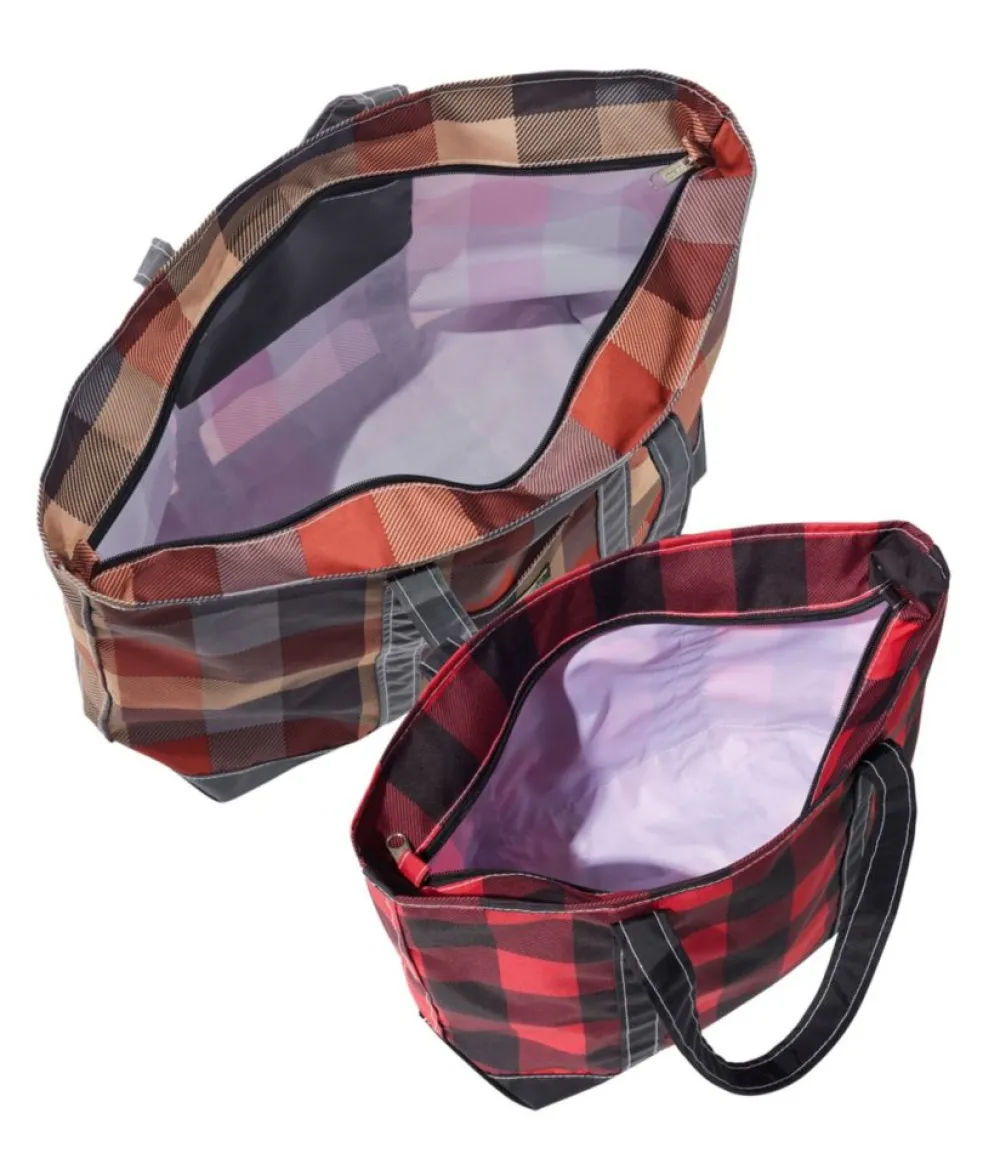 "Everyday Lightweight Tote, Plaid"-L.L.Bean Discount