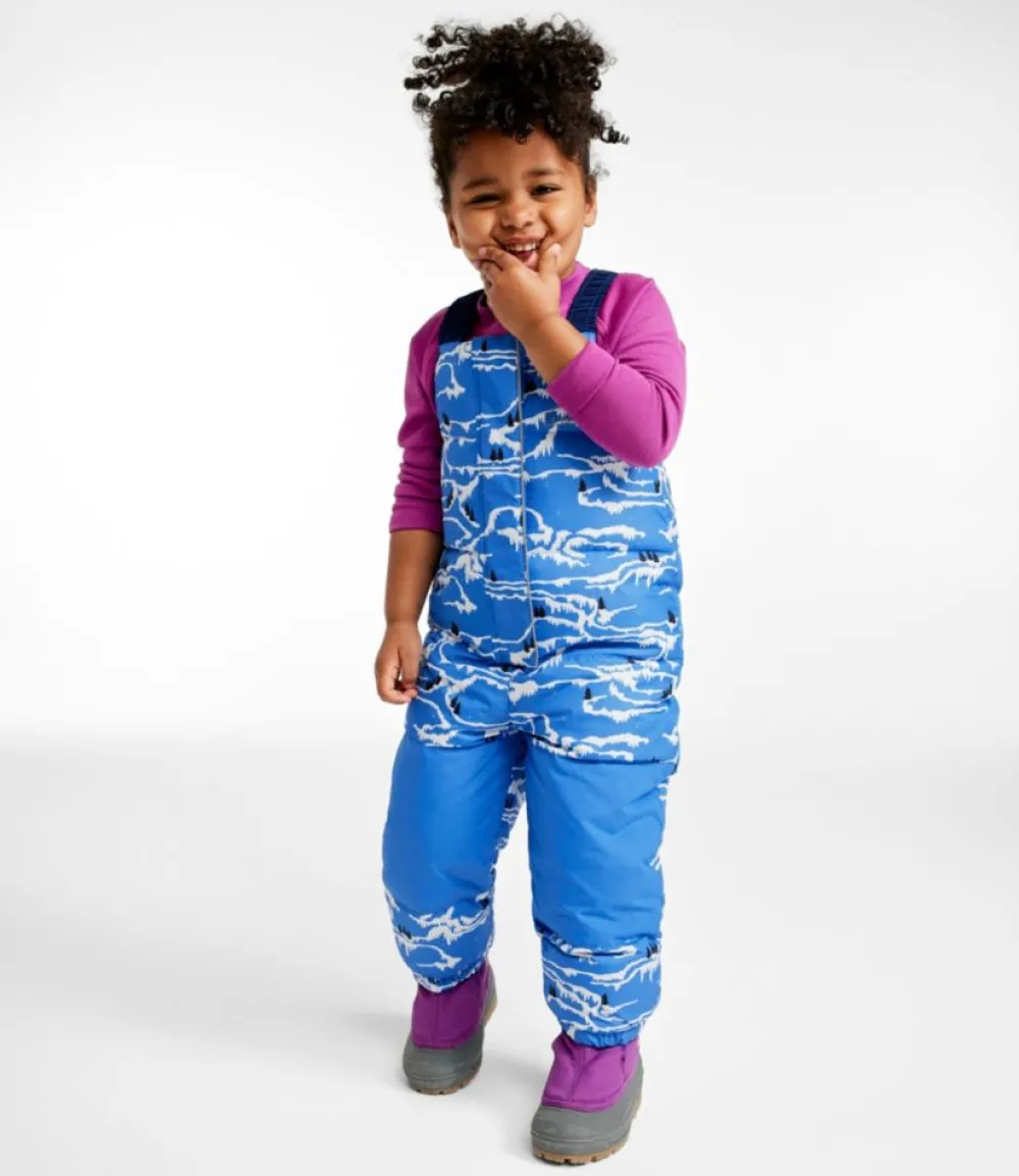 "Infants' and Toddlers' Down Snow Bibs, Print"-L.L.Bean Fashion