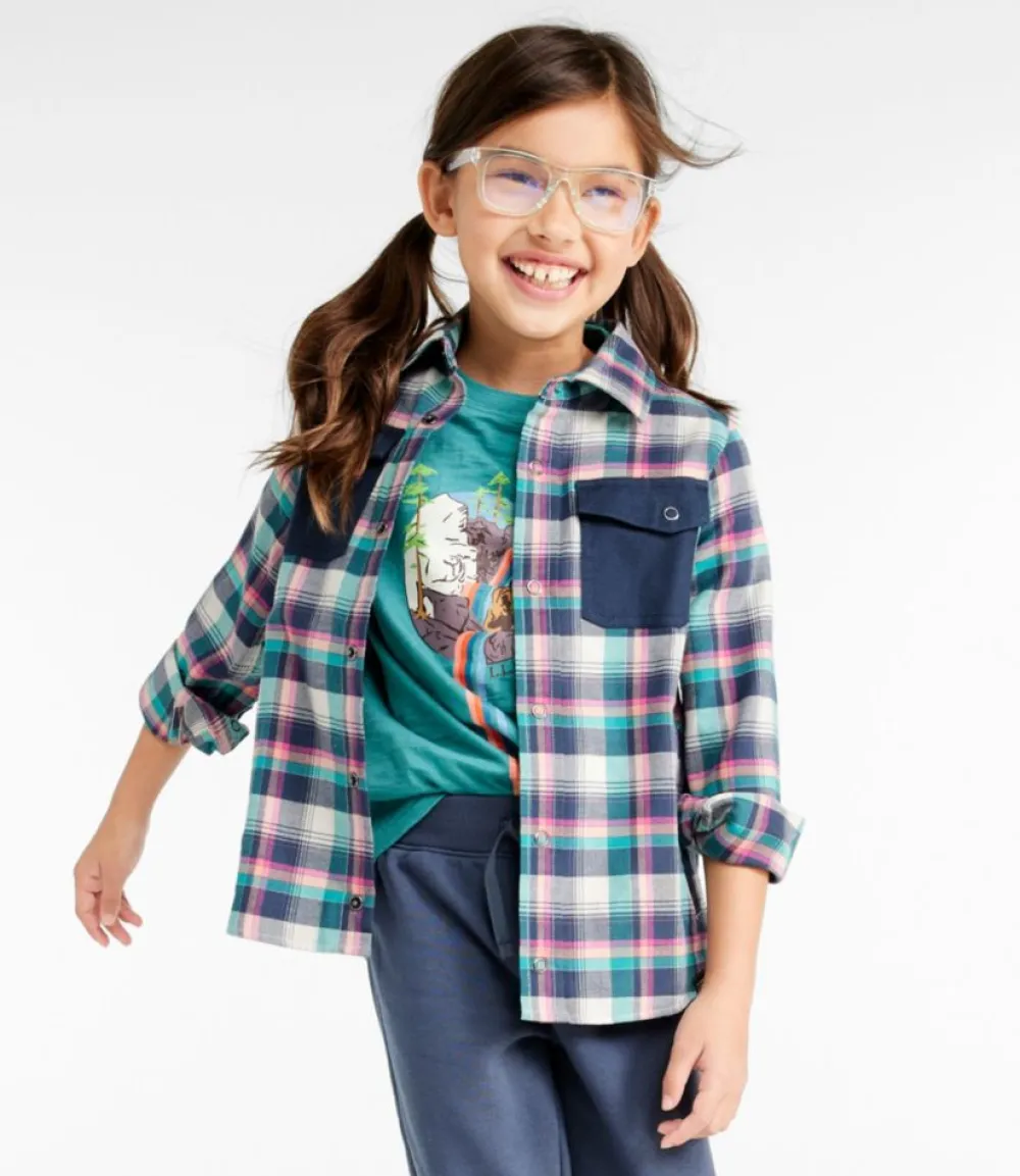 "Kids' BeanFlex All-Season Flannel Shirt"-L.L.Bean Best