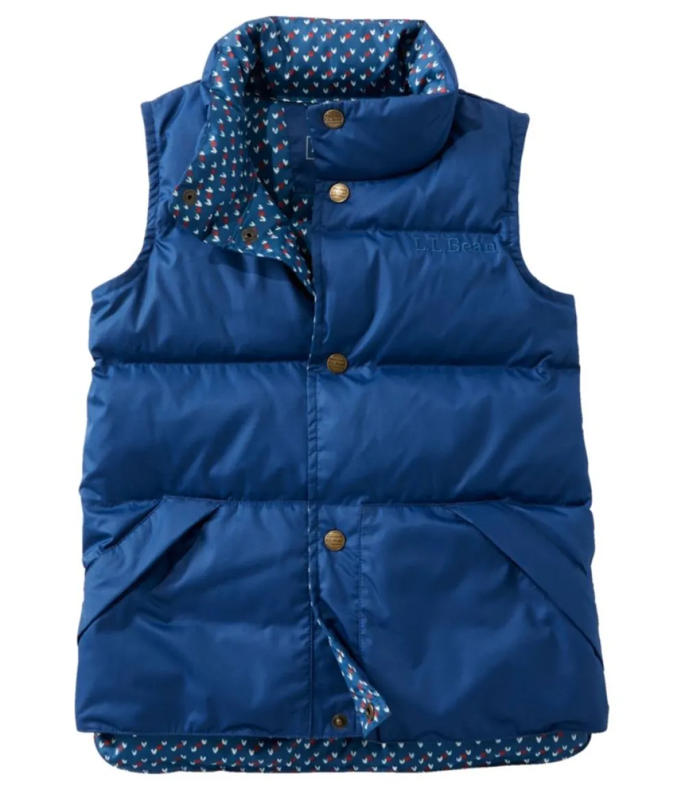 "Kids' Bean's Down Field Vest"-L.L.Bean Sale