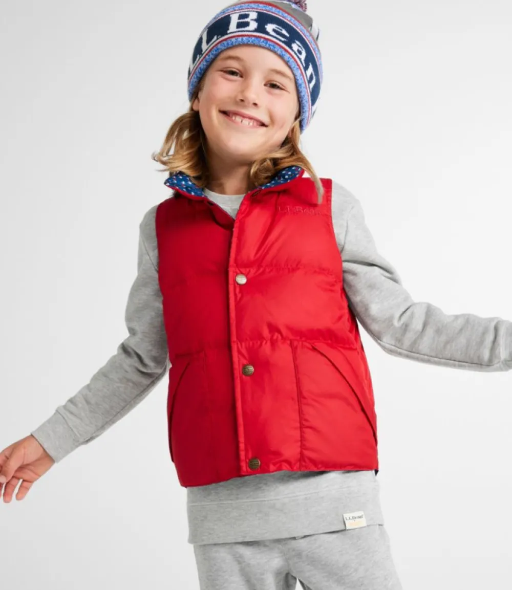 "Kids' Bean's Down Field Vest"-L.L.Bean Sale