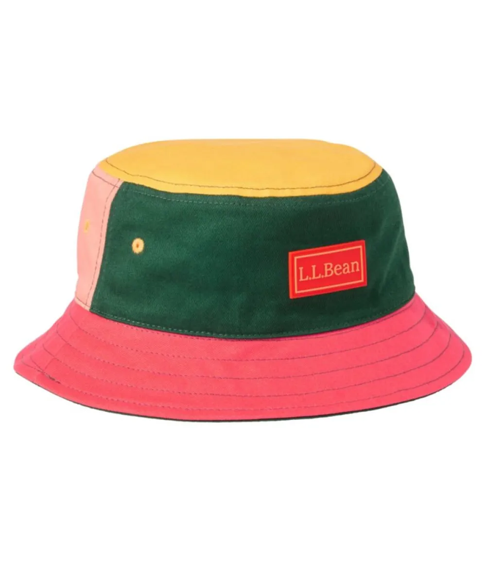 "Kids' Bean's Reversible Cotton Bucket Hat"-L.L.Bean Sale