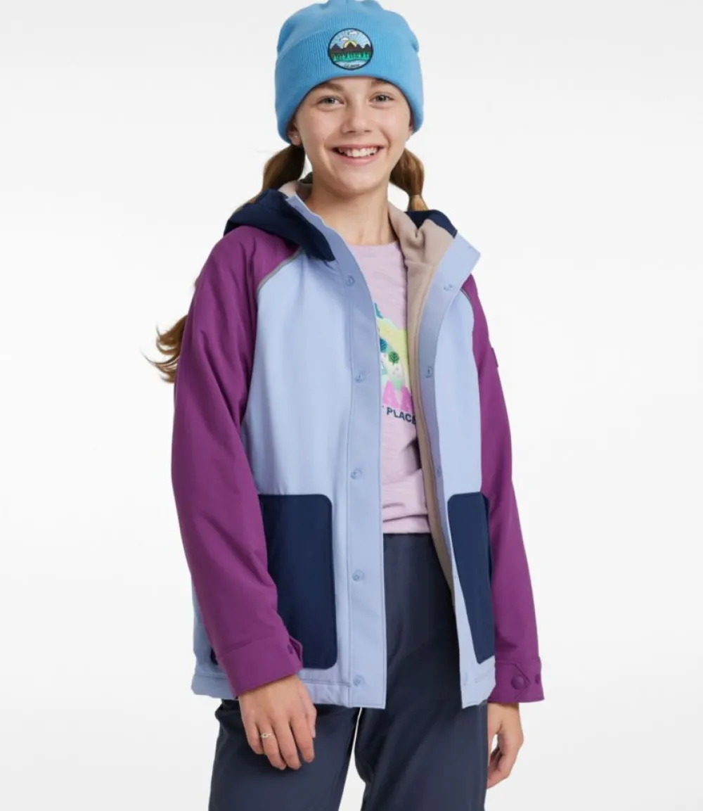 "Kids' Boundless Softshell Jacket, Colorblock"-L.L.Bean Cheap
