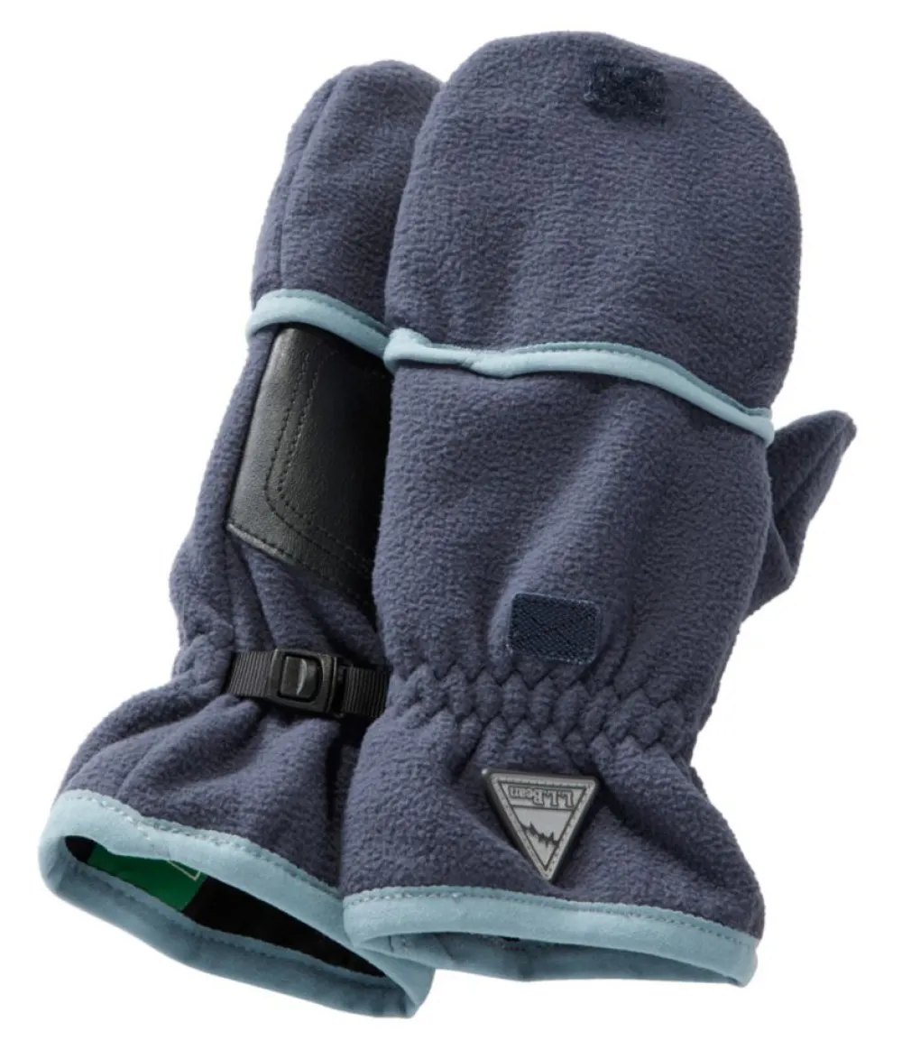 "Kids' Fitness Fleece Convertible Mittens"-L.L.Bean Online