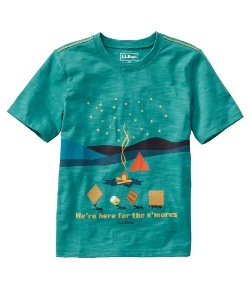 "Kids' Graphic Tee, Glow-in-the-Dark"-L.L.Bean Store