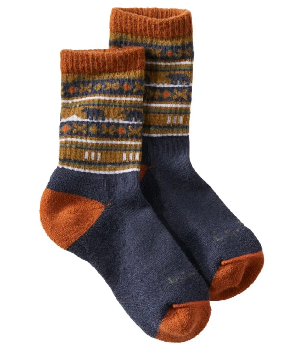 "Kids' Katahdin Hiker Socks, Print"-L.L.Bean Hot