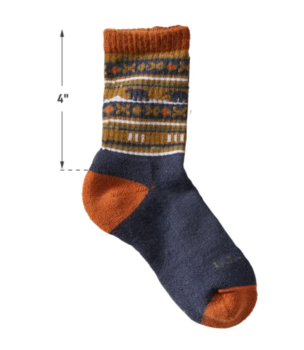 "Kids' Katahdin Hiker Socks, Print"-L.L.Bean Hot