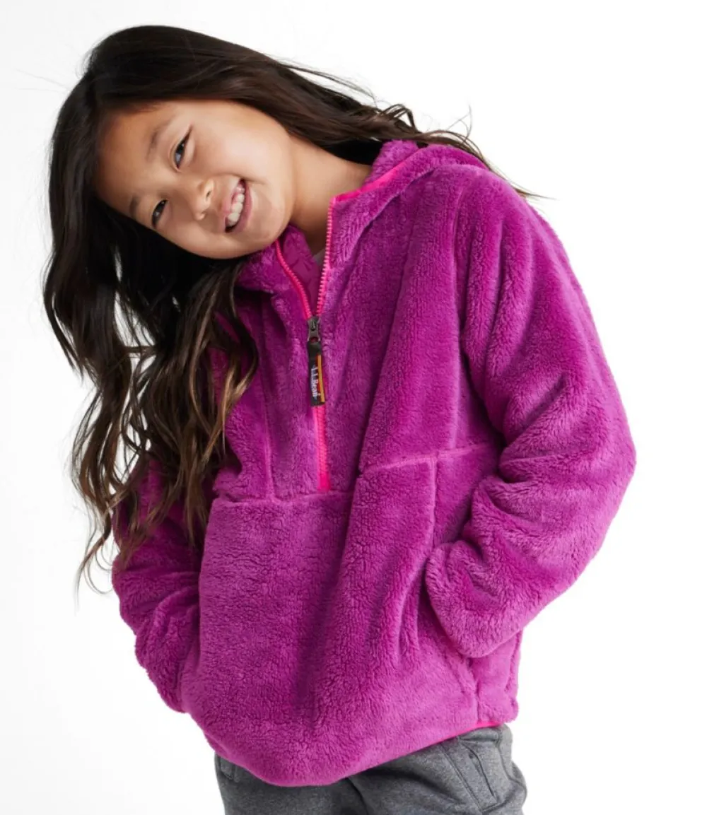 "Kids' Hi-Pile Fleece Hooded Pullover"-L.L.Bean Best Sale