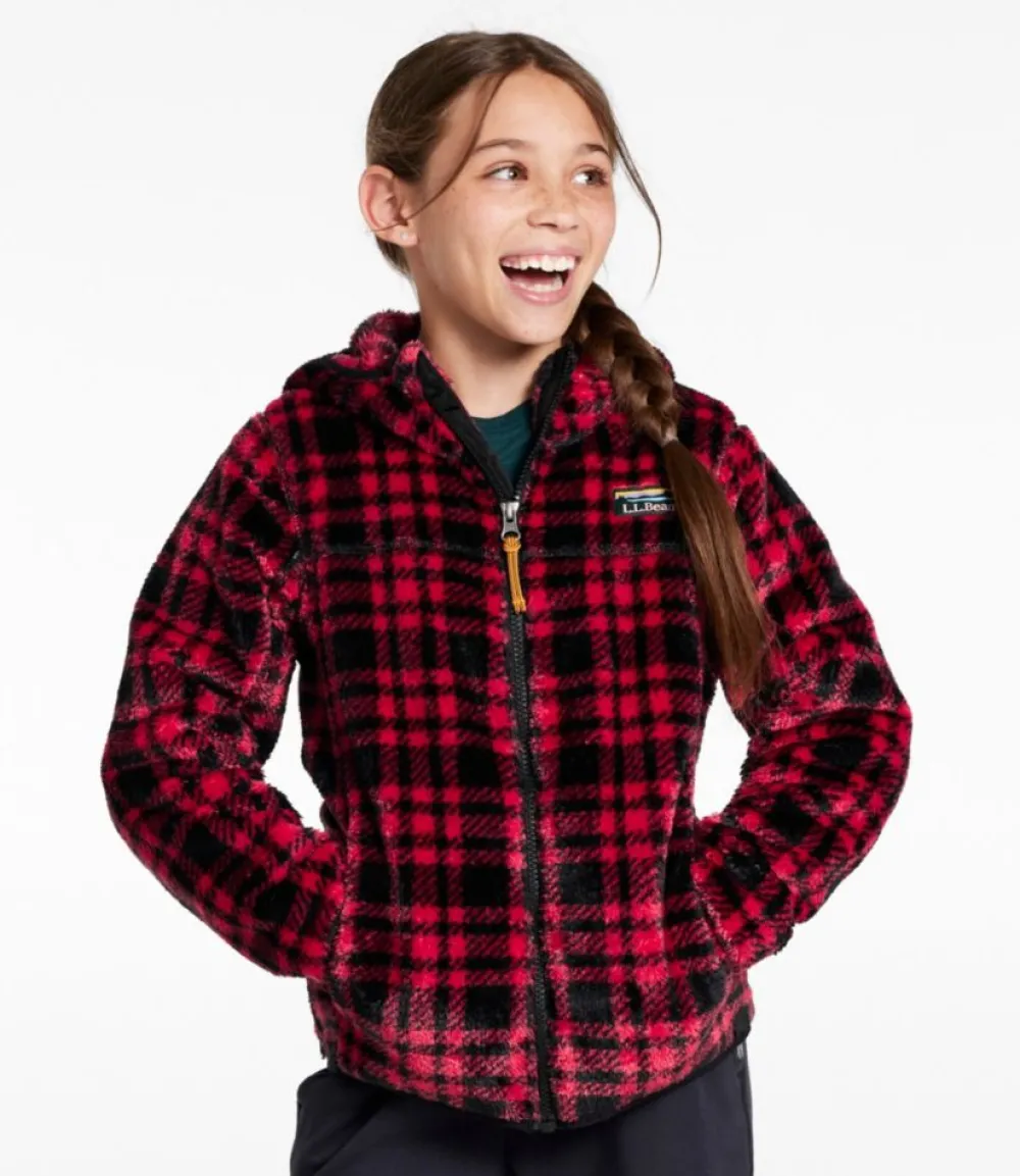 "Kids' Hi-Pile Fleece, Print"-L.L.Bean New