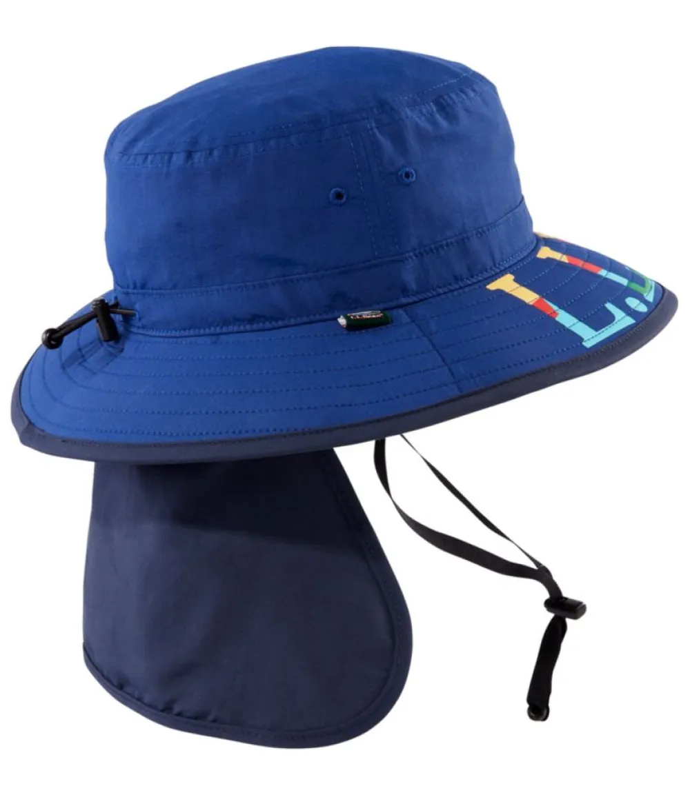 "Kids' Sun Shade Bucket Hat"-L.L.Bean New