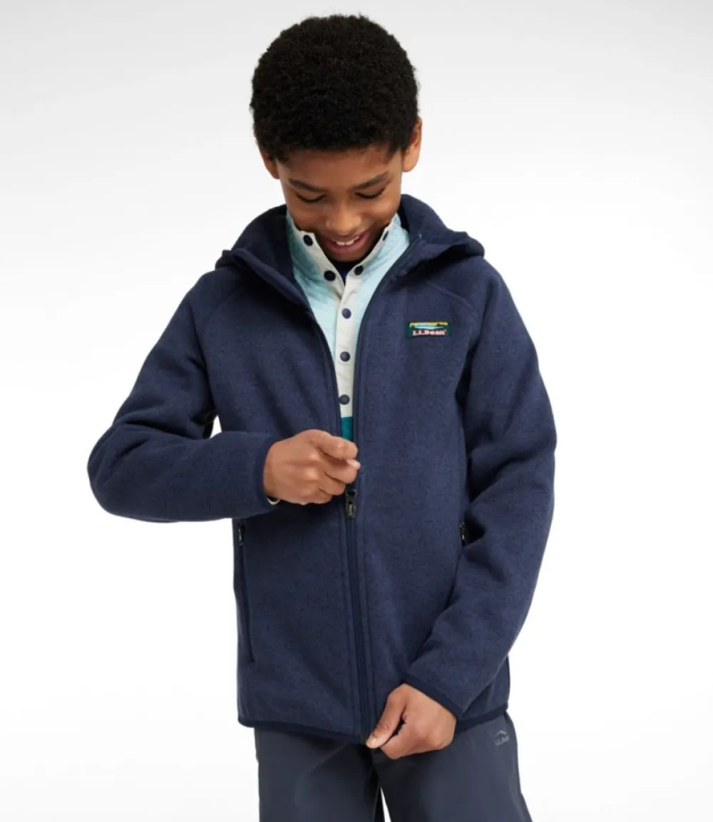 "Kids' Sweater Fleece, Hooded"-L.L.Bean Cheap