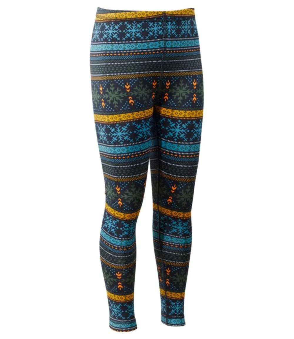 "Kids' Wicked Warm Long Underwear, Expedition-Weight Print Pants"-L.L.Bean Hot