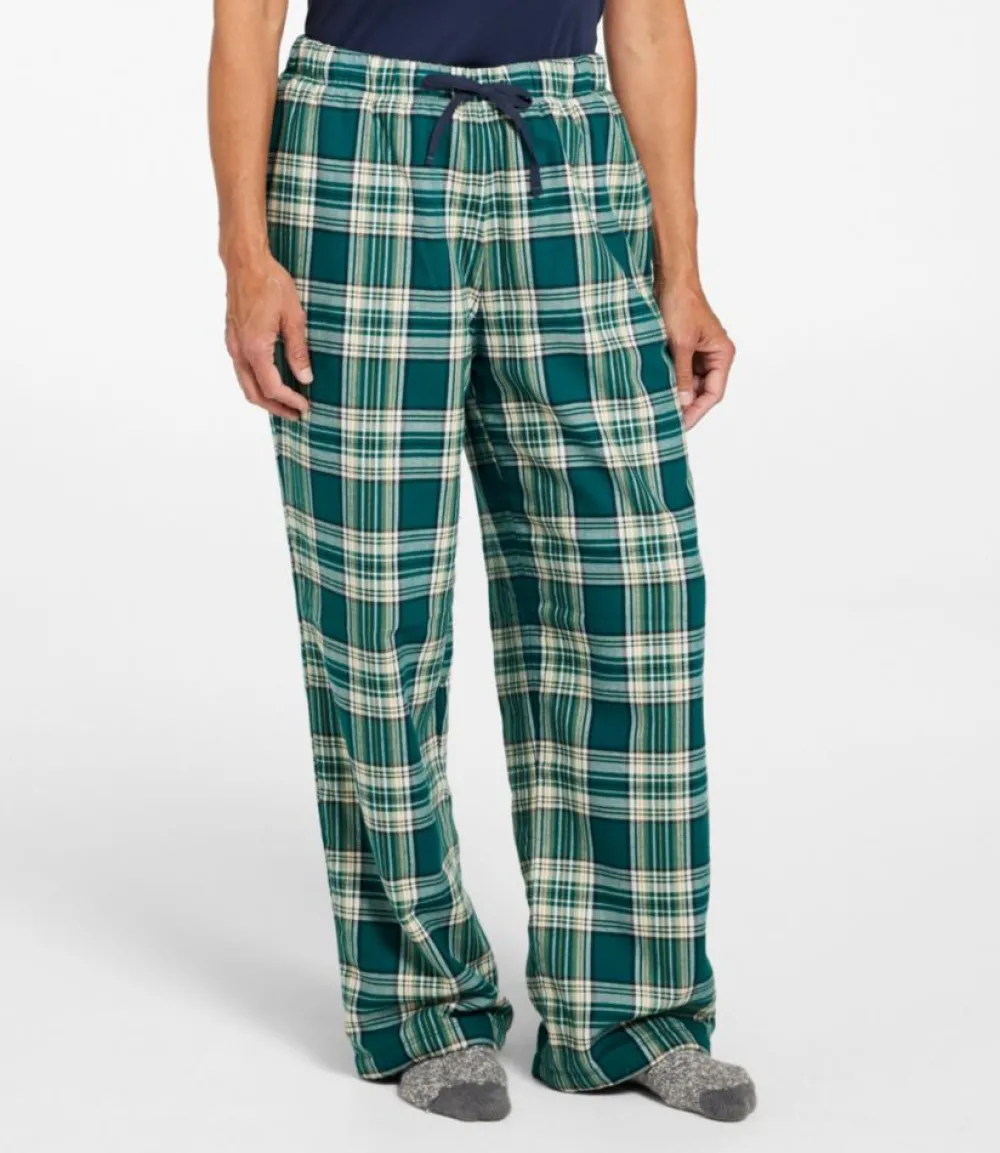 " Flannel Sleep Pants, Plaid Fleece-Lined"-L.L.Bean Outlet