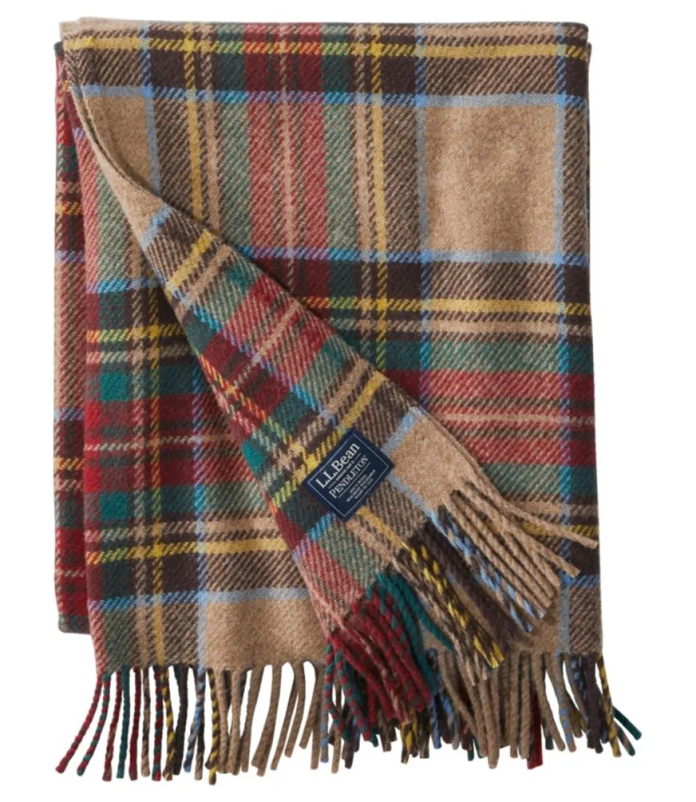 " Washable Wool Throw, Plaid 54" x 60""-L.L.Bean Best Sale