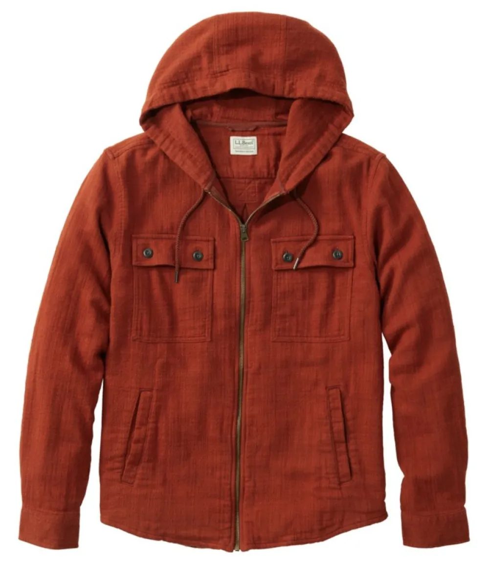 "Men's 1912 Field Flannel Shirt, Hooded, Slightly Fitted Untucked Fit"-L.L.Bean Flash Sale