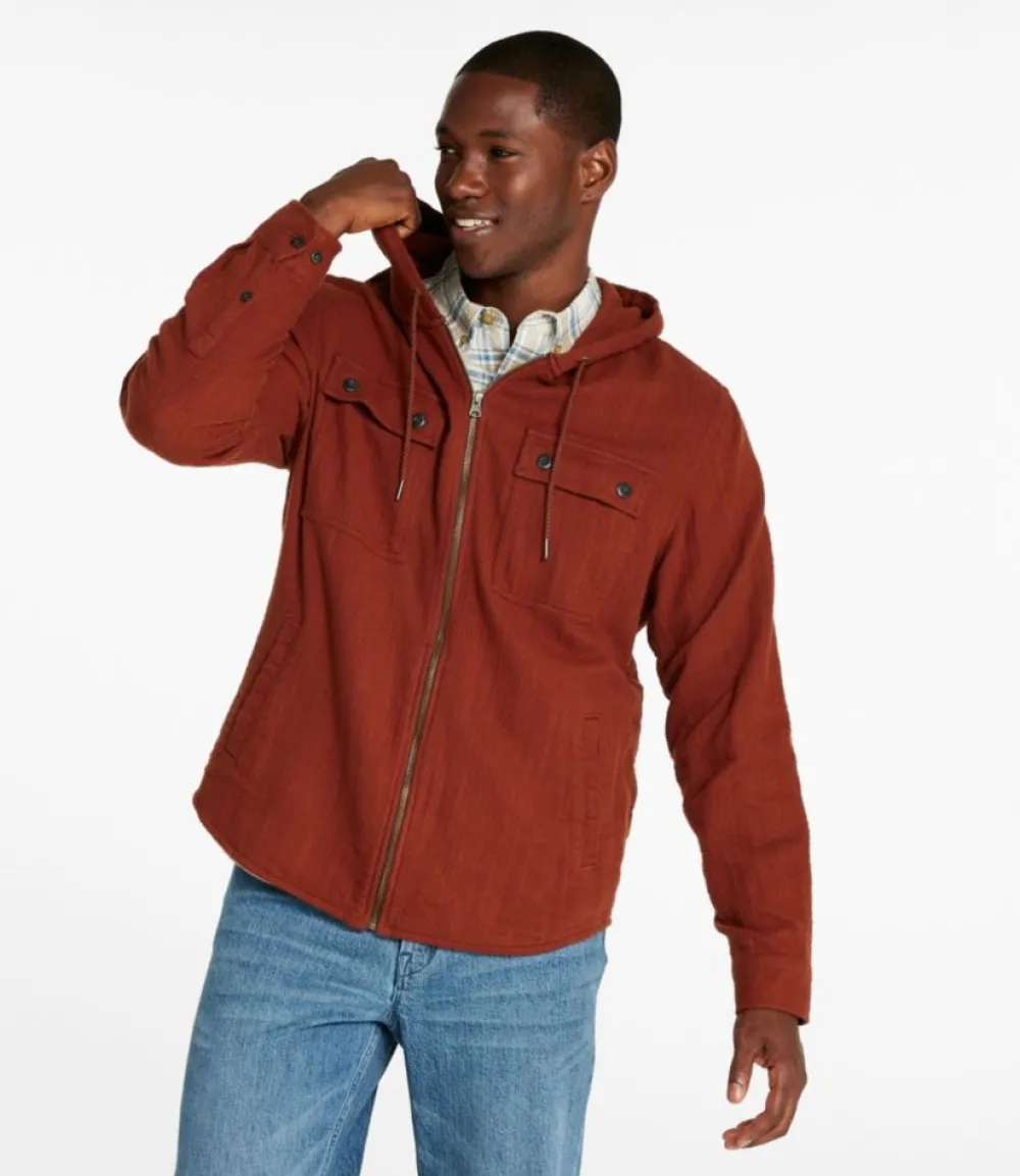 "Men's 1912 Field Flannel Shirt, Hooded, Slightly Fitted Untucked Fit"-L.L.Bean Flash Sale