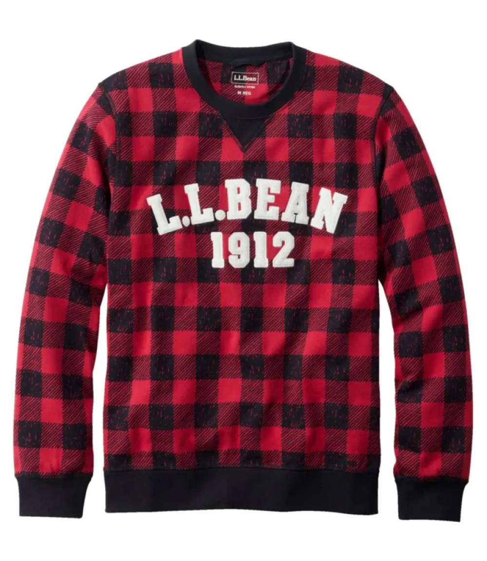 "Men's Athletic Sweats, Classic Crewneck Sweatshirt, Print"-L.L.Bean Flash Sale