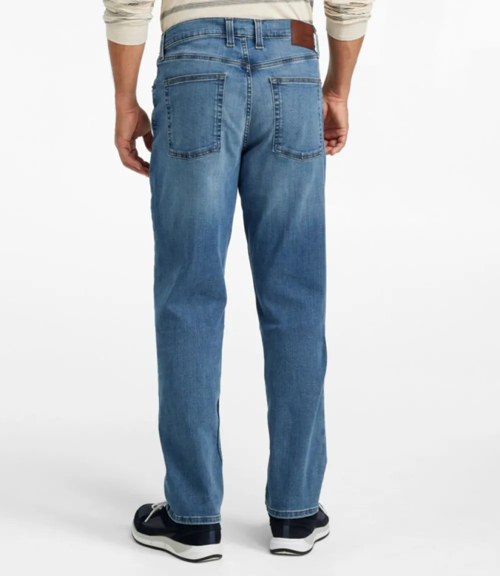 "Men's BeanFlex® Jeans, Standard Athletic Fit, Straight Leg"-L.L.Bean Cheap