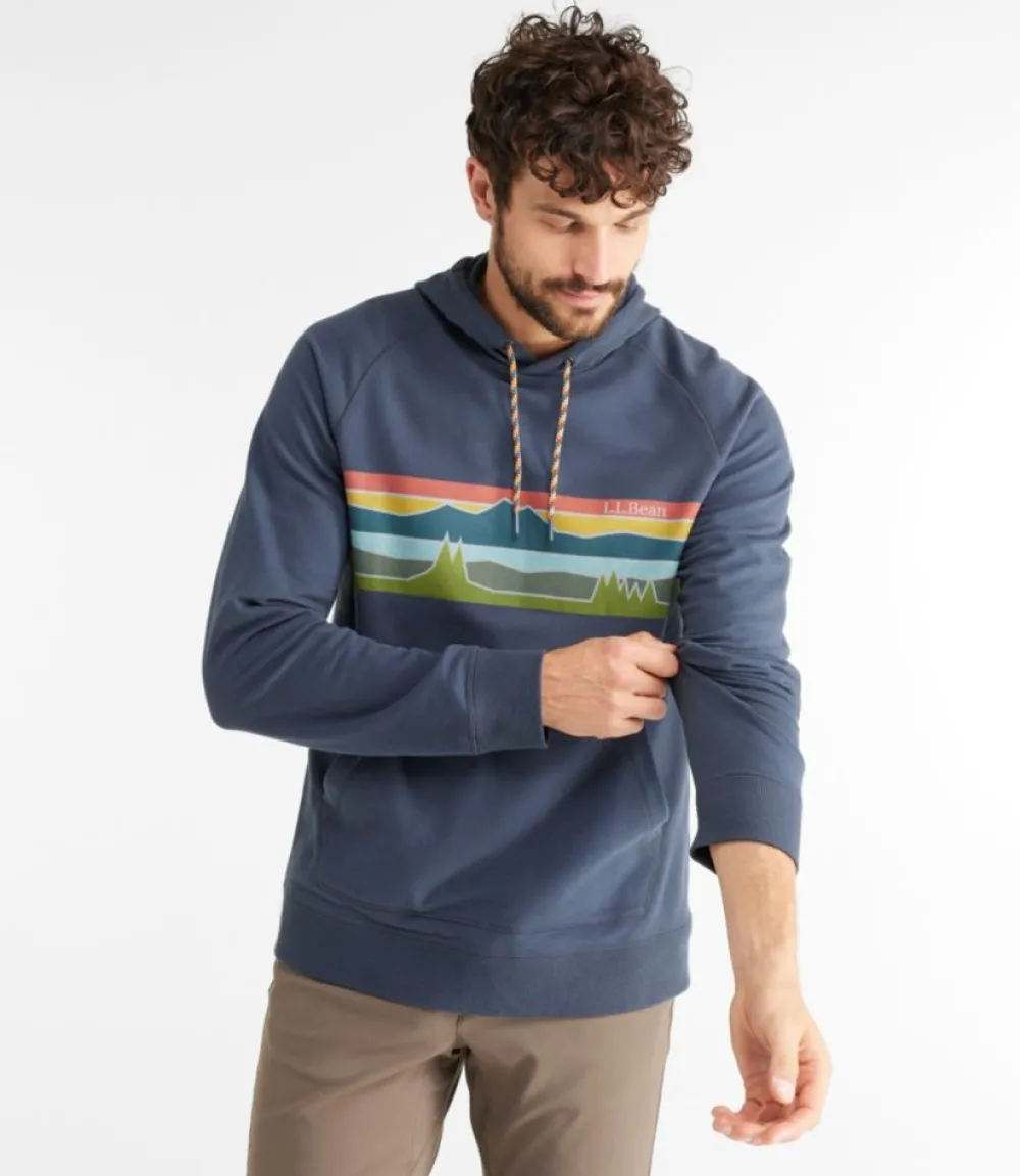 "Men's Bean's Comfort Camp Hoodie, Graphic"-L.L.Bean Best