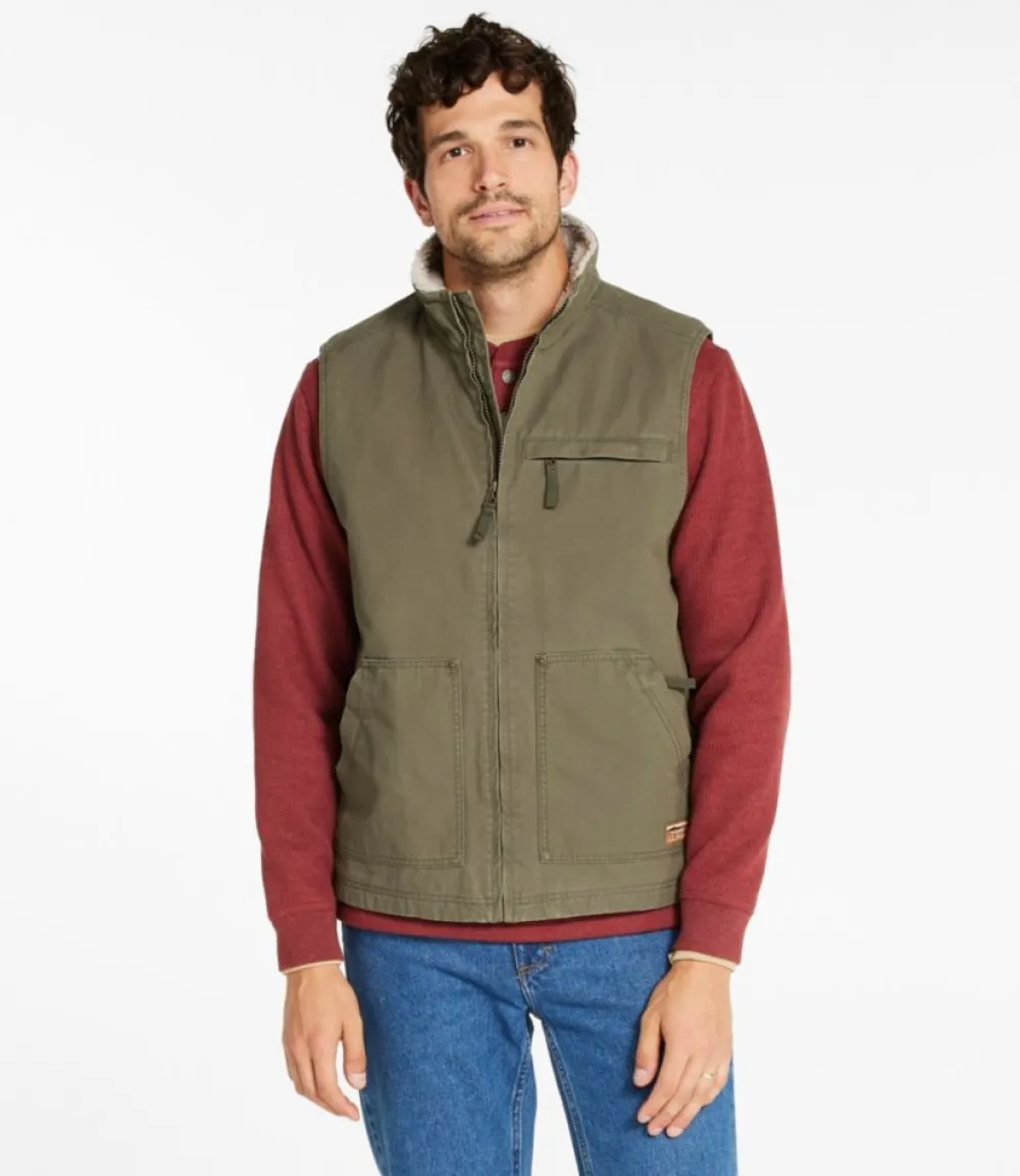 "Men's Bean's Insulated Utility Vest"-L.L.Bean Outlet