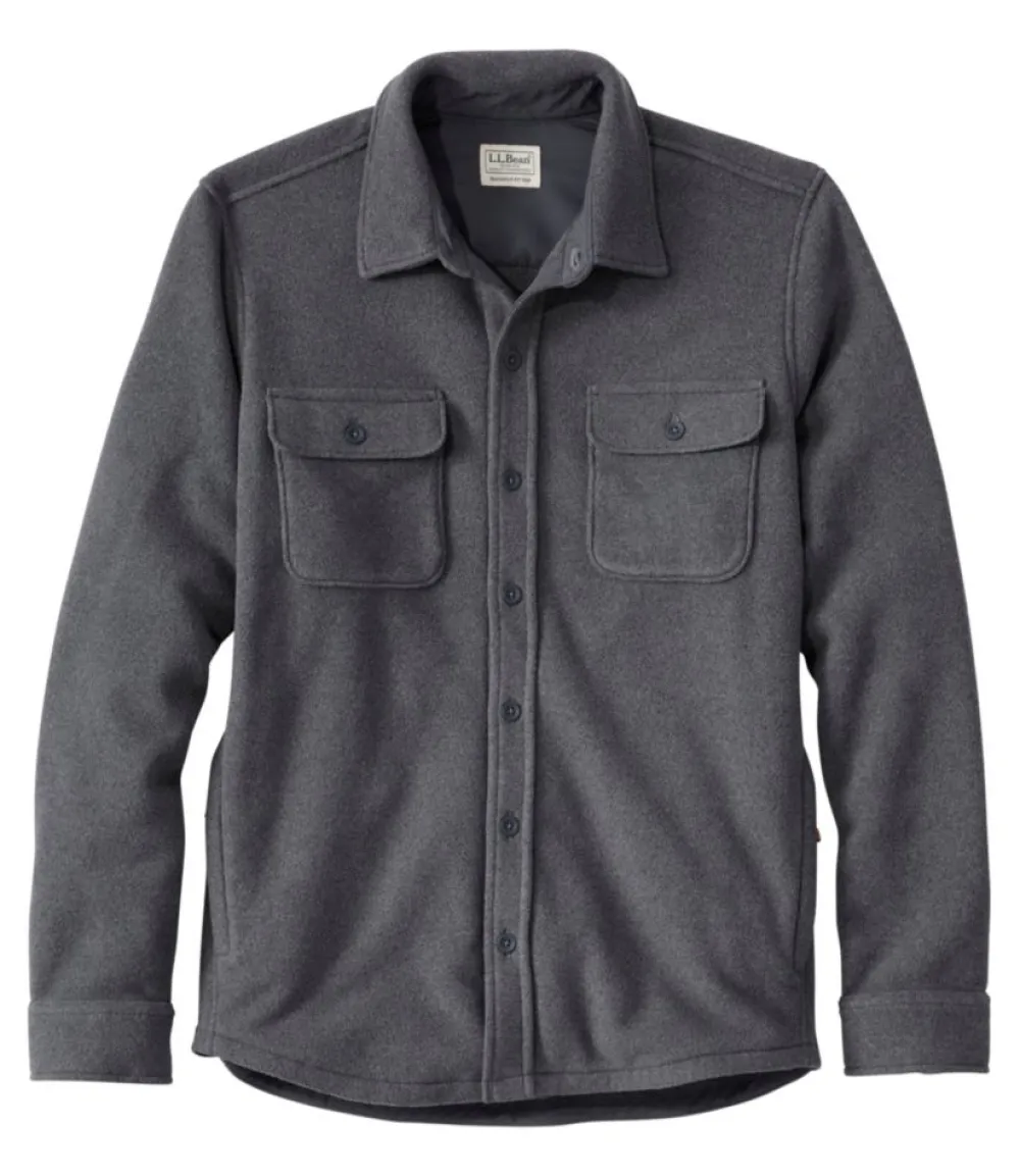 "Men's Bean's Mariner Fleece Shirt"-L.L.Bean Best