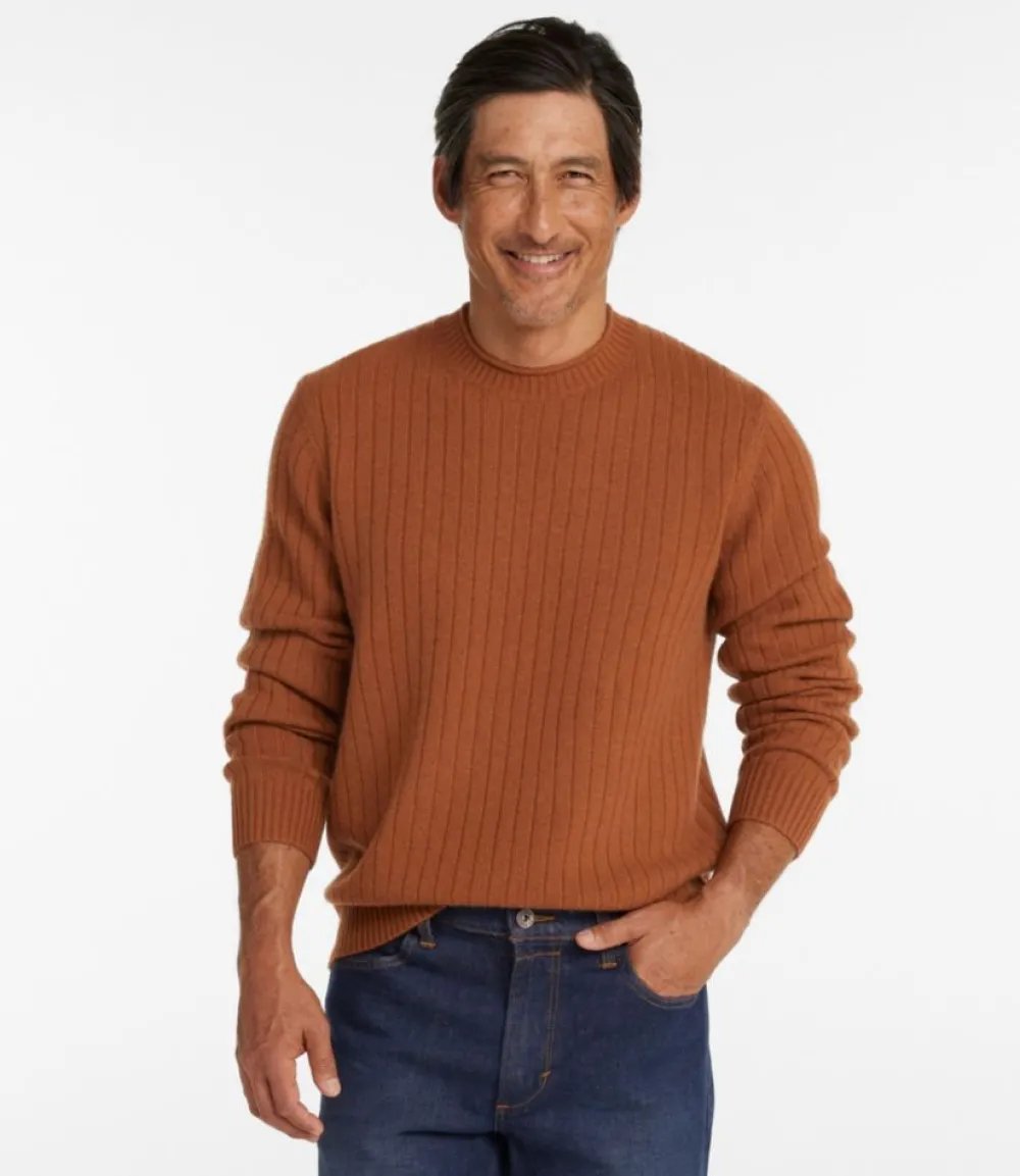 "Men's Bean's Ultrasoft Wool Rollneck Sweater"-L.L.Bean New