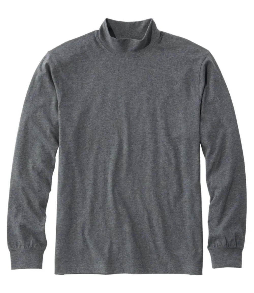 "Men's Carefree Unshrinkable Mockneck Shirt"-L.L.Bean Online