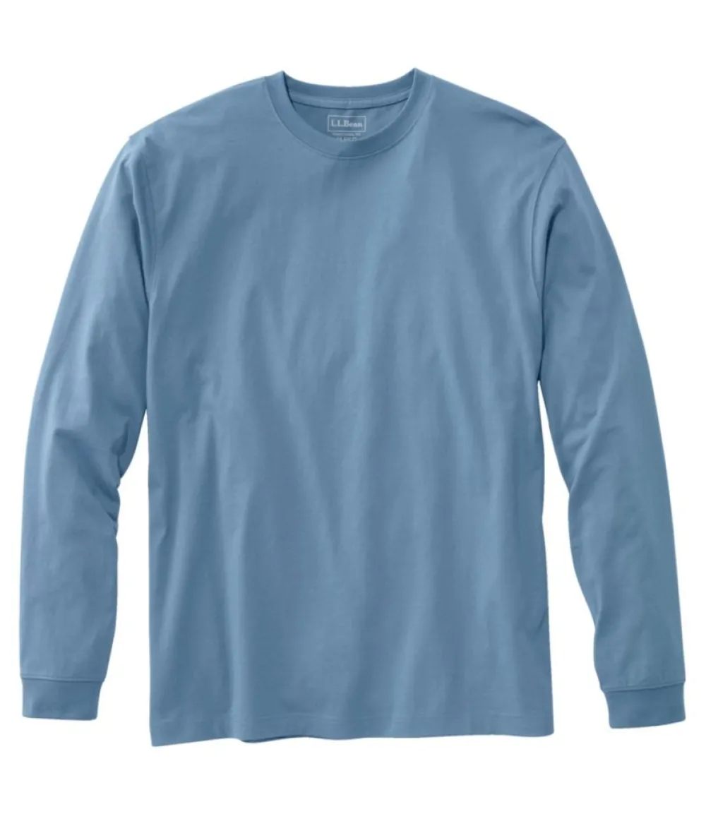 "Men's Carefree Unshrinkable Tee, Traditional Fit, Long-Sleeve"-L.L.Bean Shop