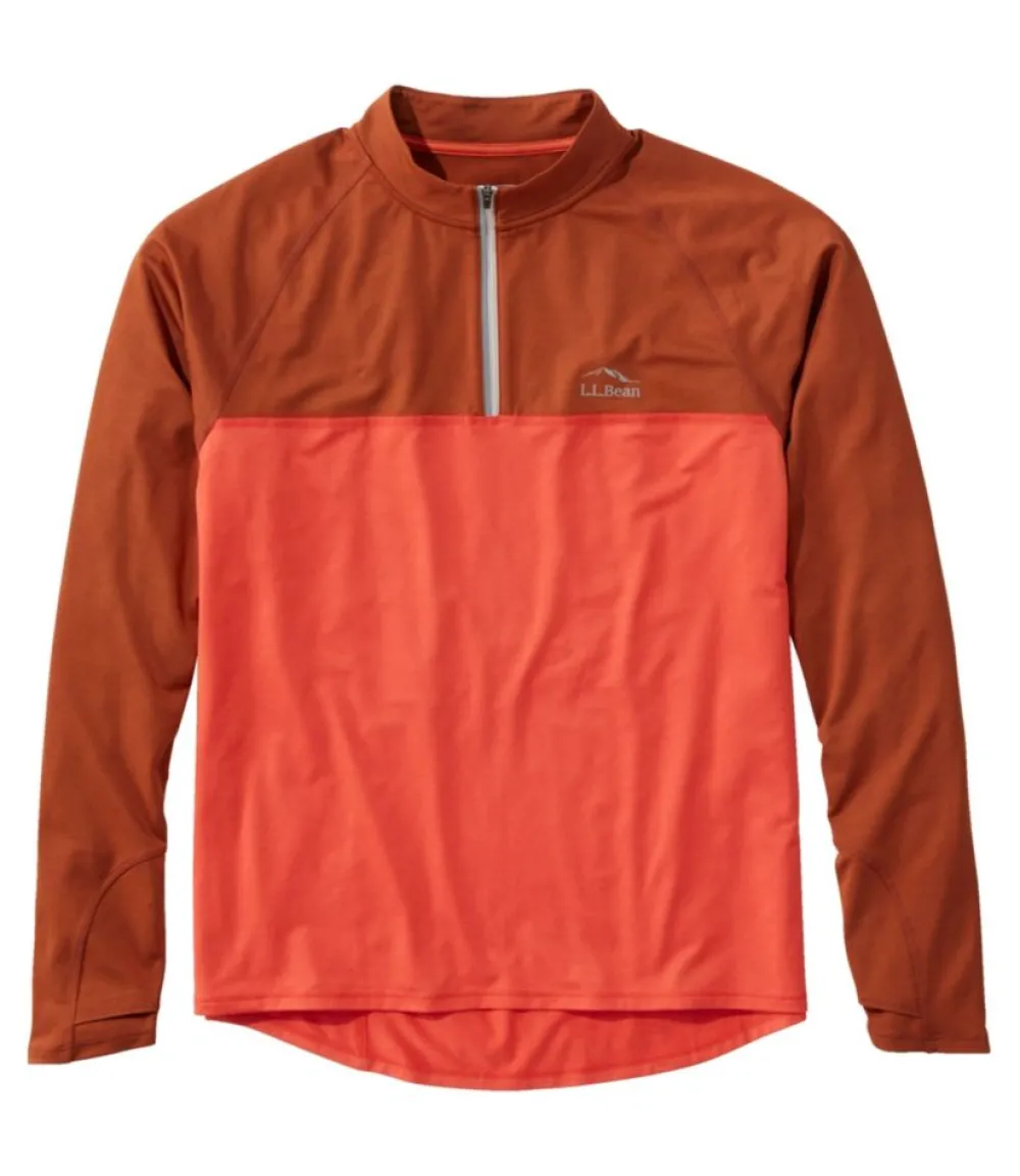 "Men's Comfort Cycling Jersey, Long-Sleeve"-L.L.Bean Cheap