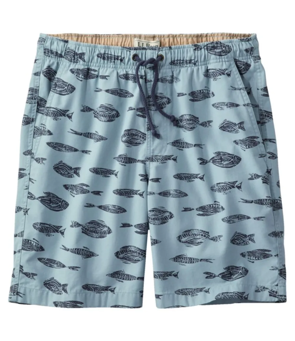 "Men's Dock Shorts, Print, 8""-L.L.Bean Cheap
