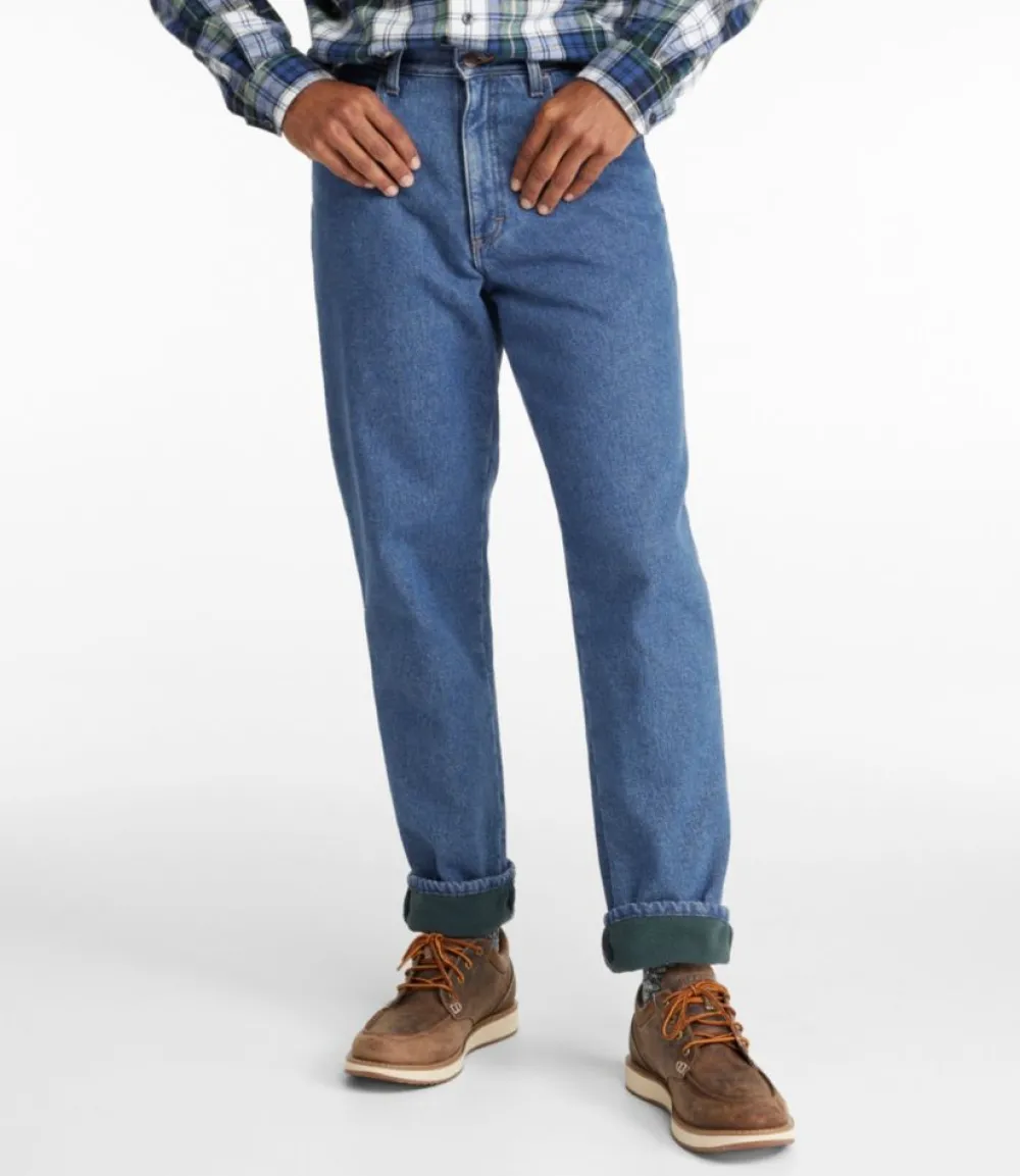 "Men's Double L® Jeans, Classic Fit, Fleece-Lined"-L.L.Bean Best Sale