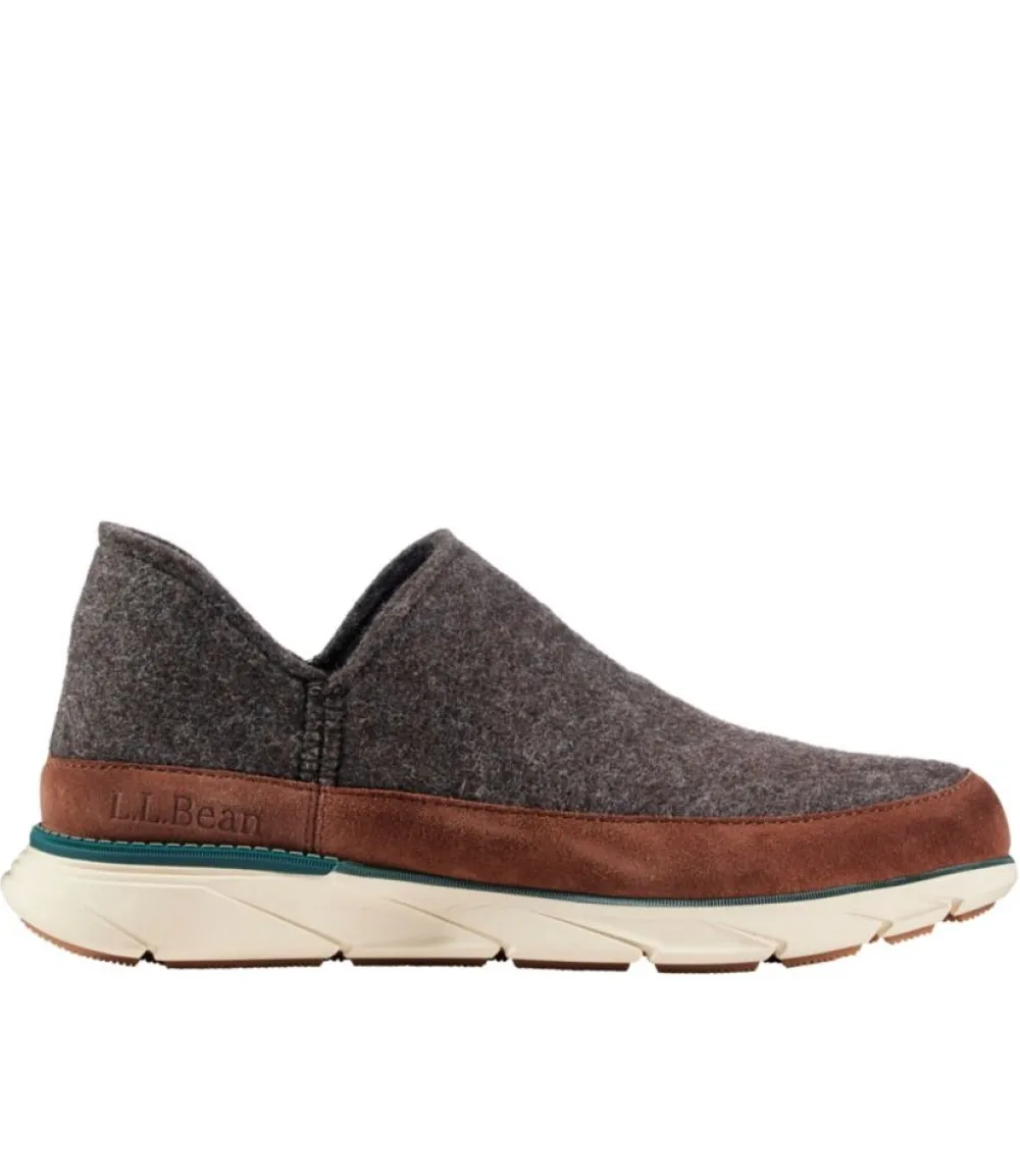 "Men's Downeast Slip-Ons, Wool"-L.L.Bean Shop