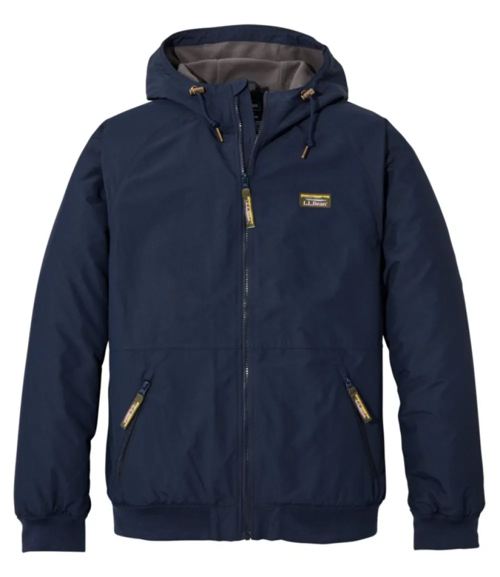 "Men's Insulated 3-Season Bomber Hooded Jacket"-L.L.Bean Outlet