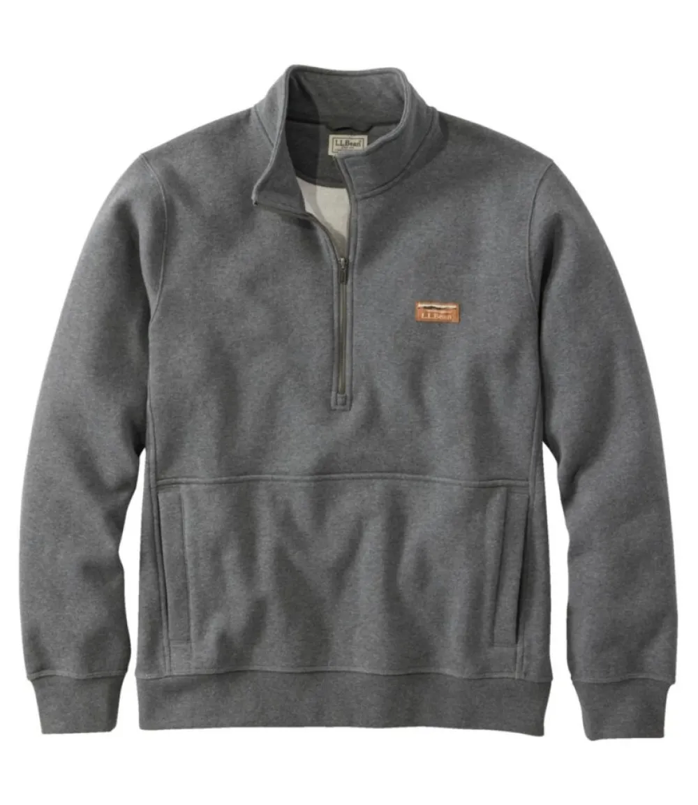 "Men's Katahdin Iron Works® Half-Zip Sweatshirt, Utility"-L.L.Bean Cheap