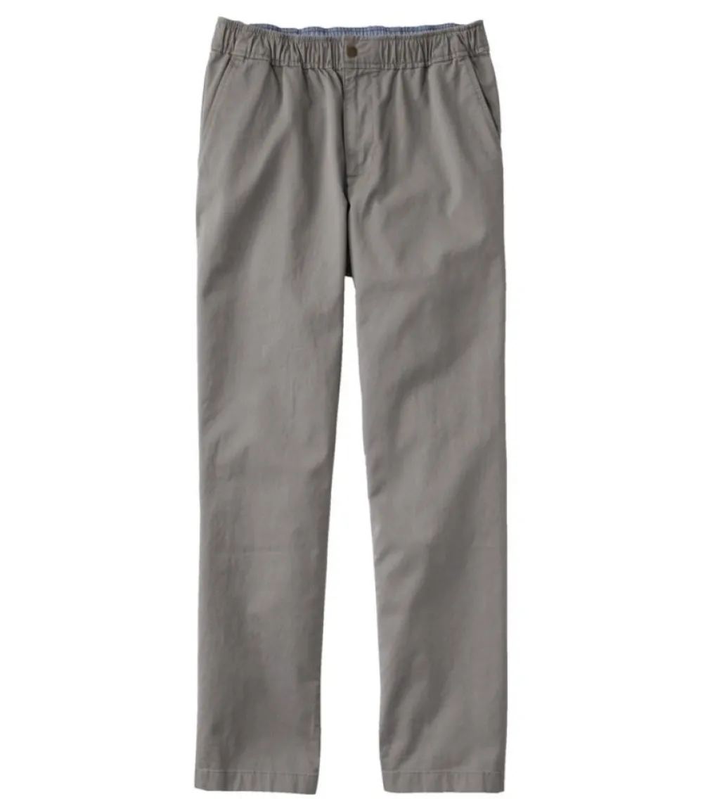 "Men's Lakewashed® Stretch Khakis, Comfort Waist, Standard Fit, Straight Leg"-L.L.Bean New