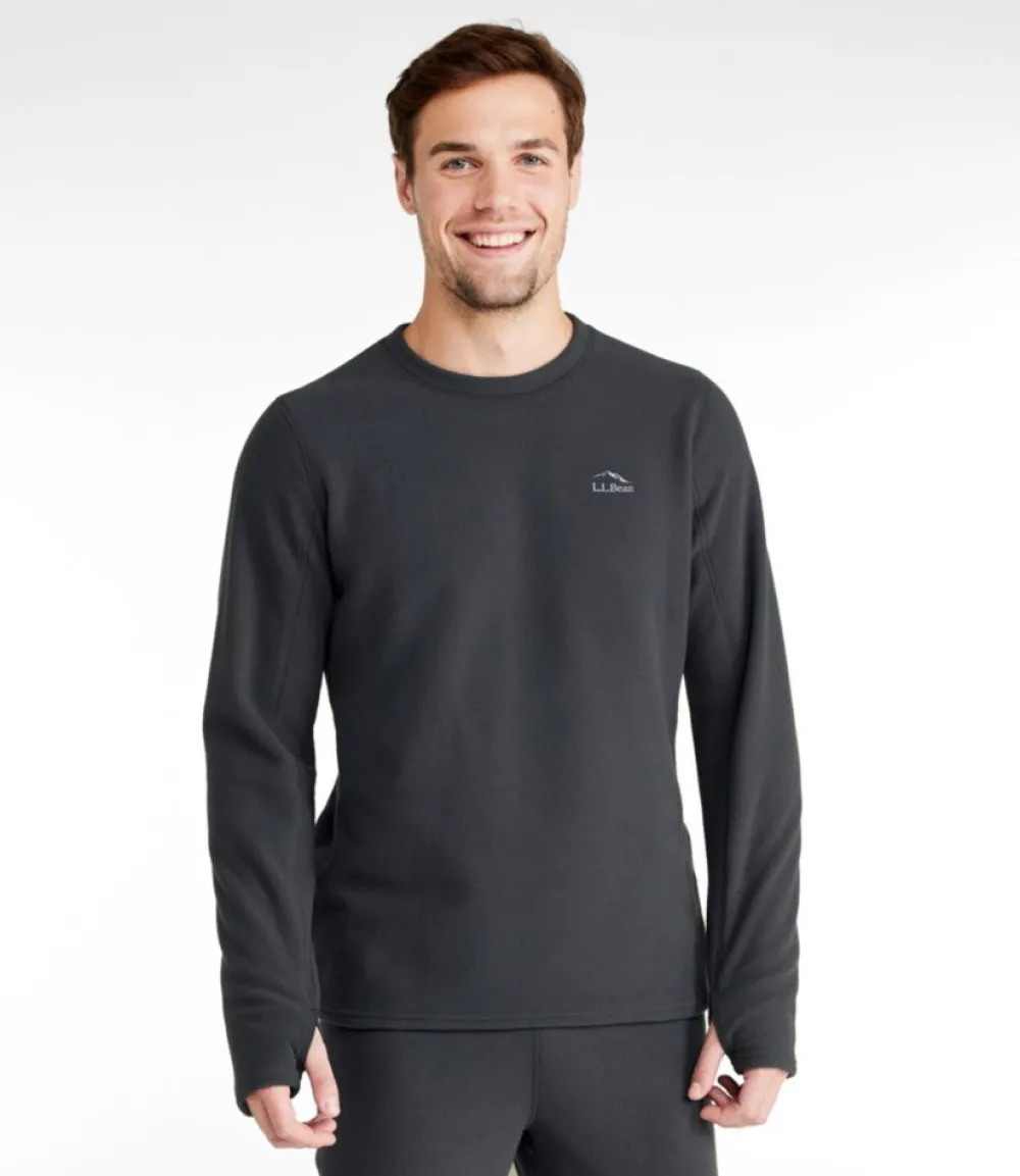 "Men's Fleece Base Layer Crew, Long-Sleeve"-L.L.Bean Shop