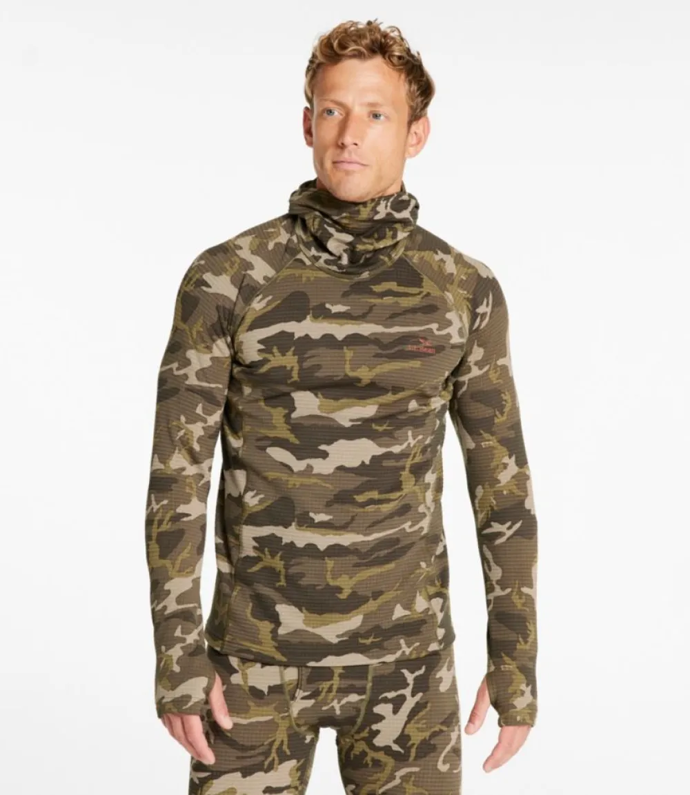 "Men's Heavyweight Base Layer Hoodie, Print"-L.L.Bean Cheap