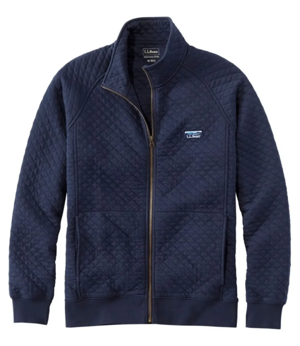 "Men's Quilted Sweatshirt, Full-Zip"-L.L.Bean Store