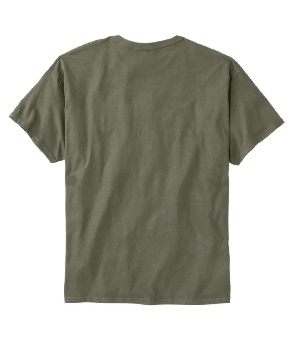 "Men's Maine Inland Fisheries and Wildlife Tee, White-Tailed Deer"-L.L.Bean Discount