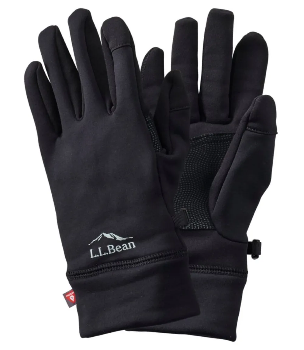 "Men's Primaloft Therma-Stretch Fleece Gloves"-L.L.Bean New