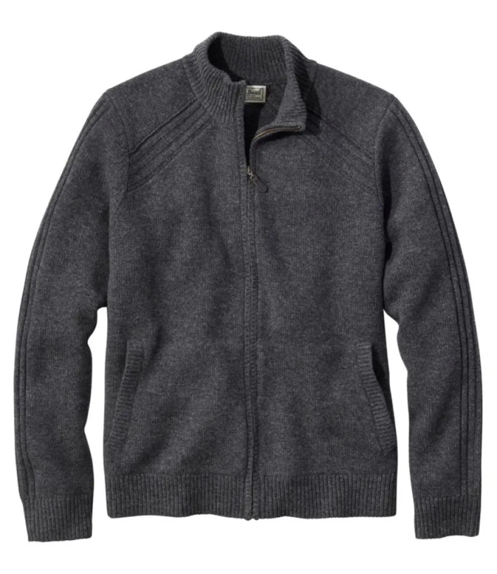 "Men's Rangeley Merino Sweater, Full-Zip"-L.L.Bean Clearance