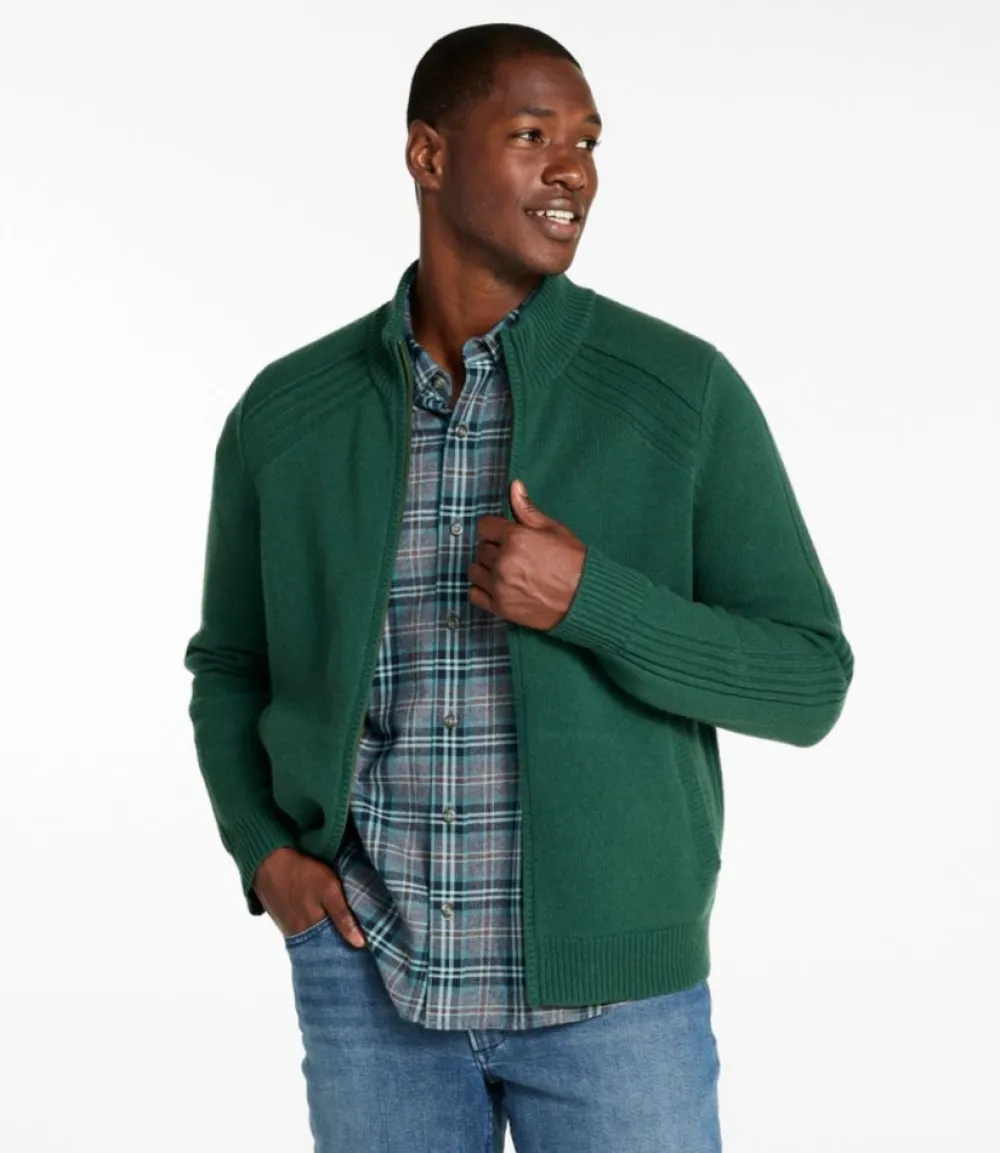 "Men's Rangeley Merino Sweater, Full-Zip"-L.L.Bean Clearance