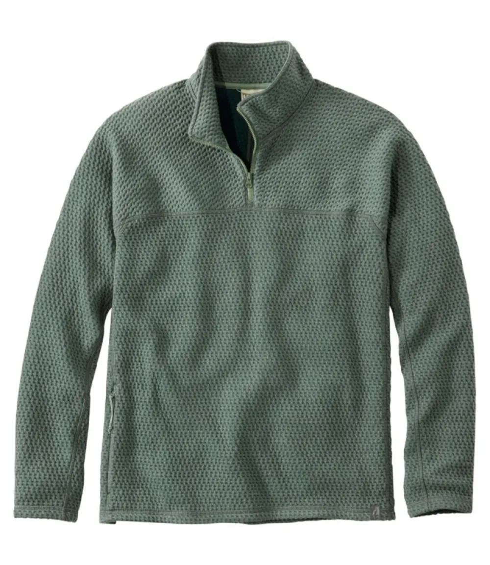 "Men's Ridgeknit Pullover, Quarter-Zip"-L.L.Bean New